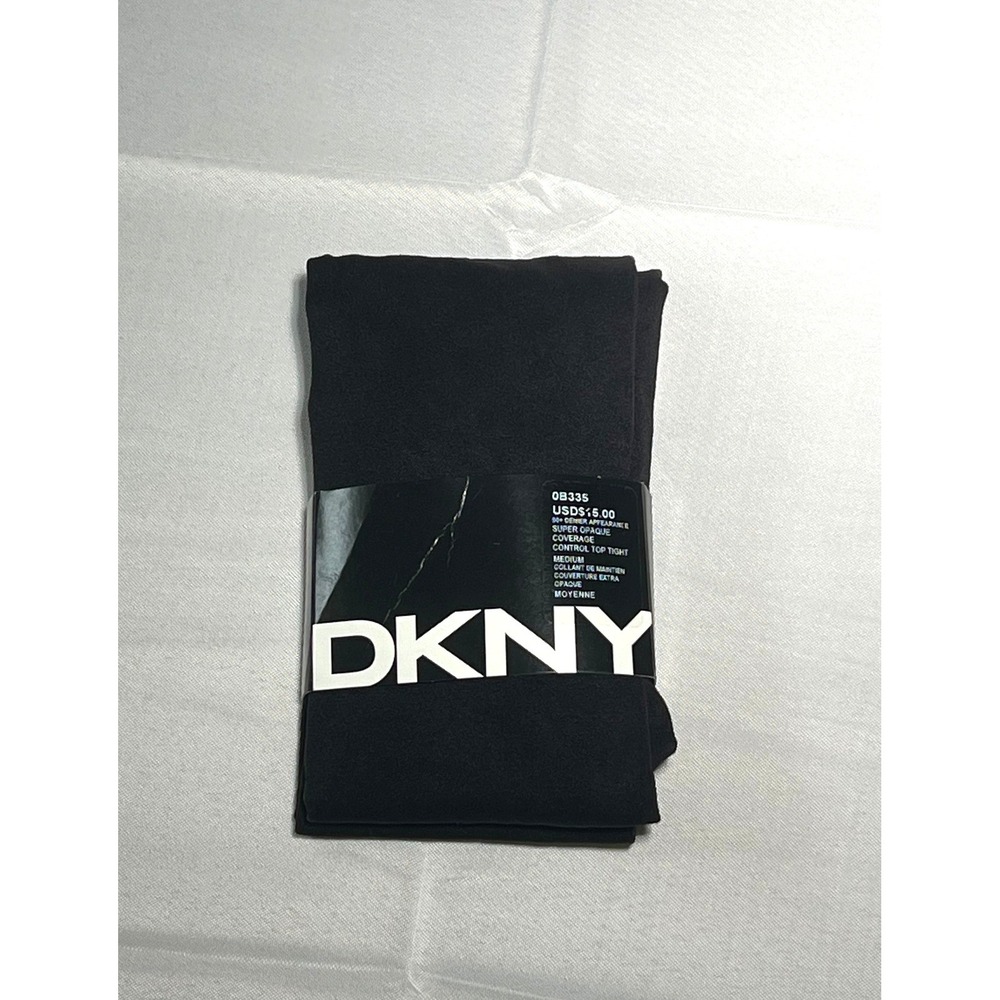 DKNY Super Opaque Coverage Control Top tight Black Size M Medium